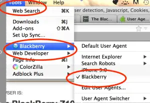 Blackberry User Agent