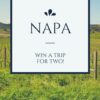 Win a Wine Tasting Trip to Napa for 2!