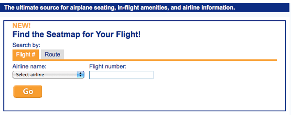 Booking your seat on a plane