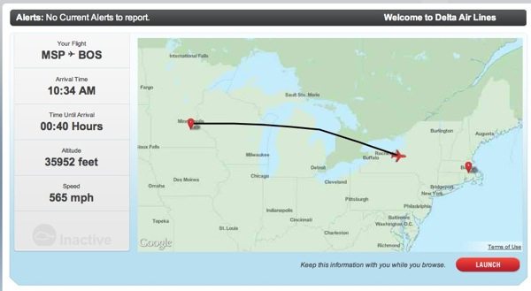 delta flight status tracker