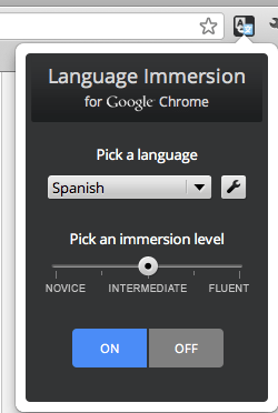 Language Immersion for Chrome