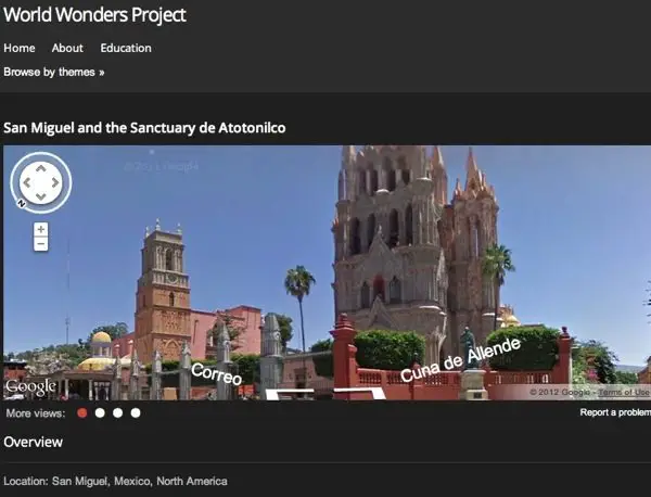 San Miguel and the Sanctuary de Atotonilco  Google World Wonders Project