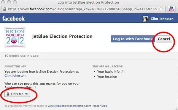 Log into JetBlue Election Protection