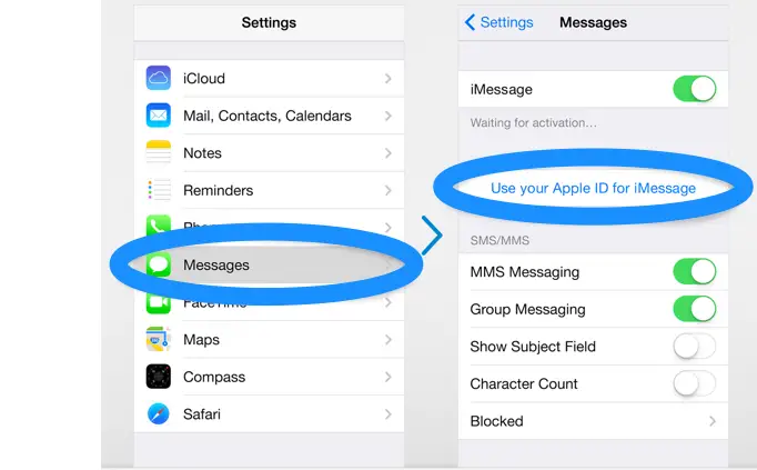 Imessage icloud. IMESSAGE только через почту.