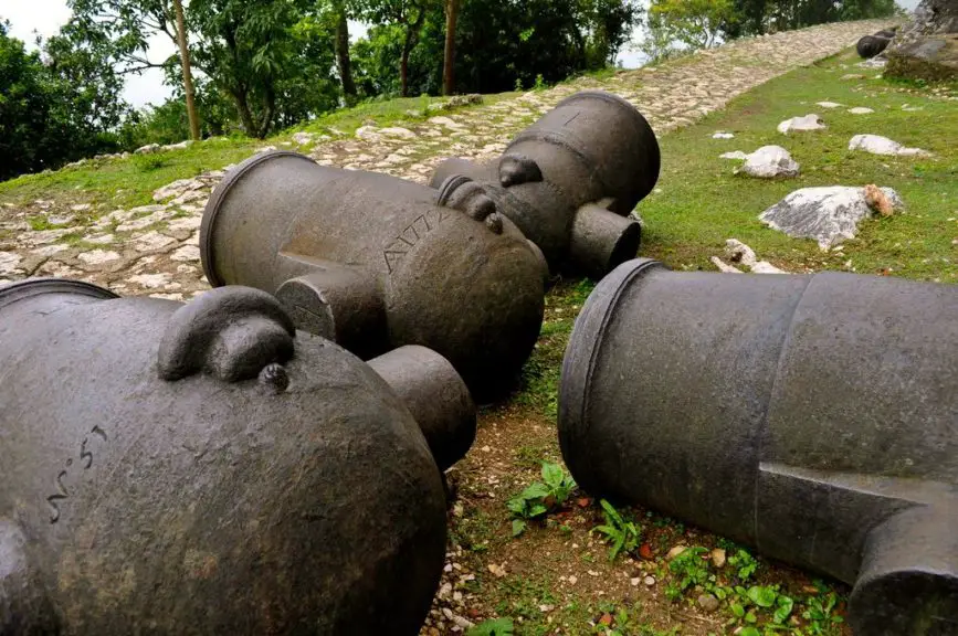 Canons of the Citadelle in Milot, Haiti