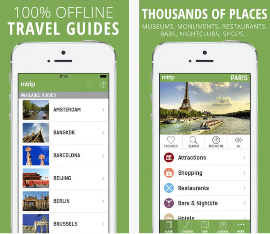 mTrip Travel Guides