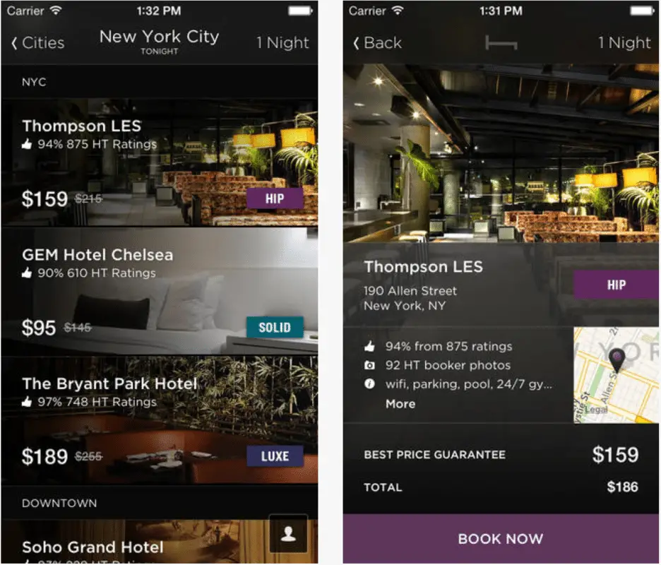 HotelTonight App