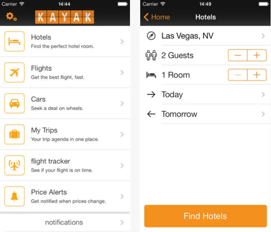 Kayak Pro App