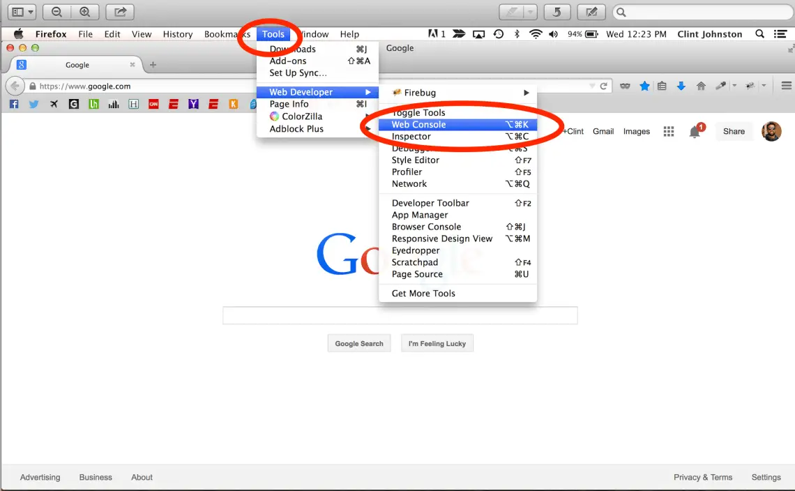How to Use the Web Console in Firefox
