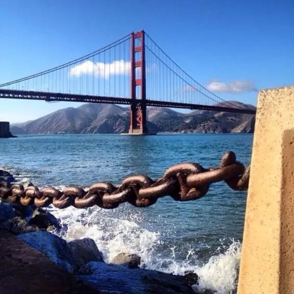 Golden Gate Bridge And The Fort Point