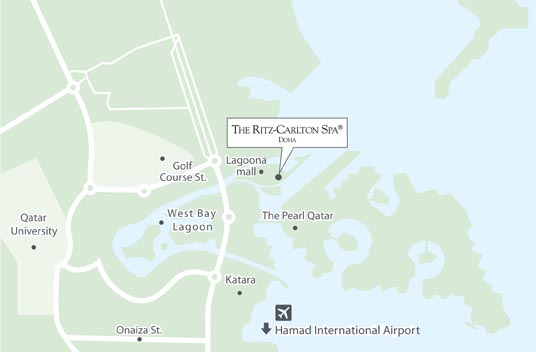  Ritz Carlton Doha Map