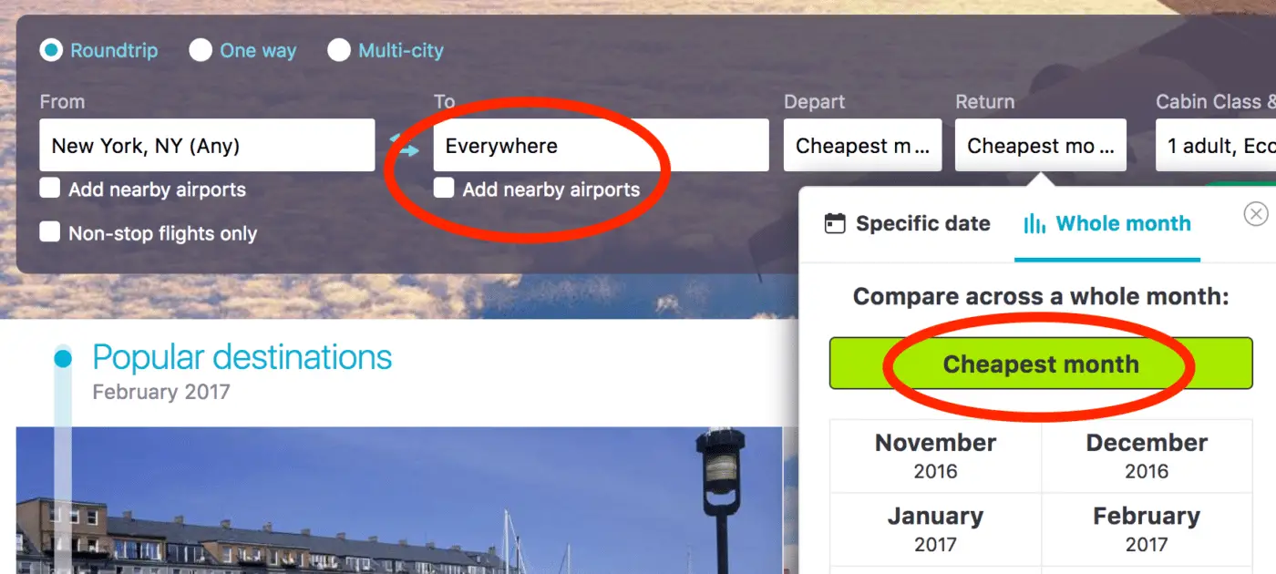 Booking Cheap Flights with Skyscanner