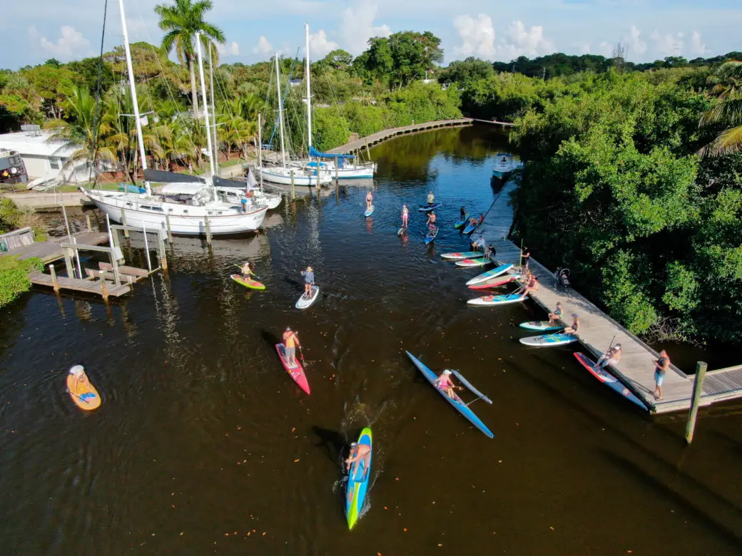 Paddle boarding in Martin County