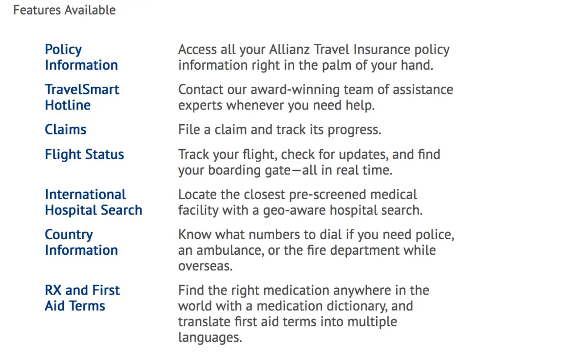 Allianz Travel Insurance TravelSmart App Review Triphackr