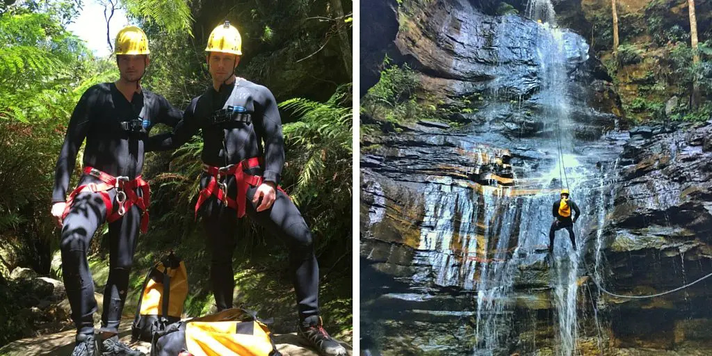 Abseiling in the Blue Mountains