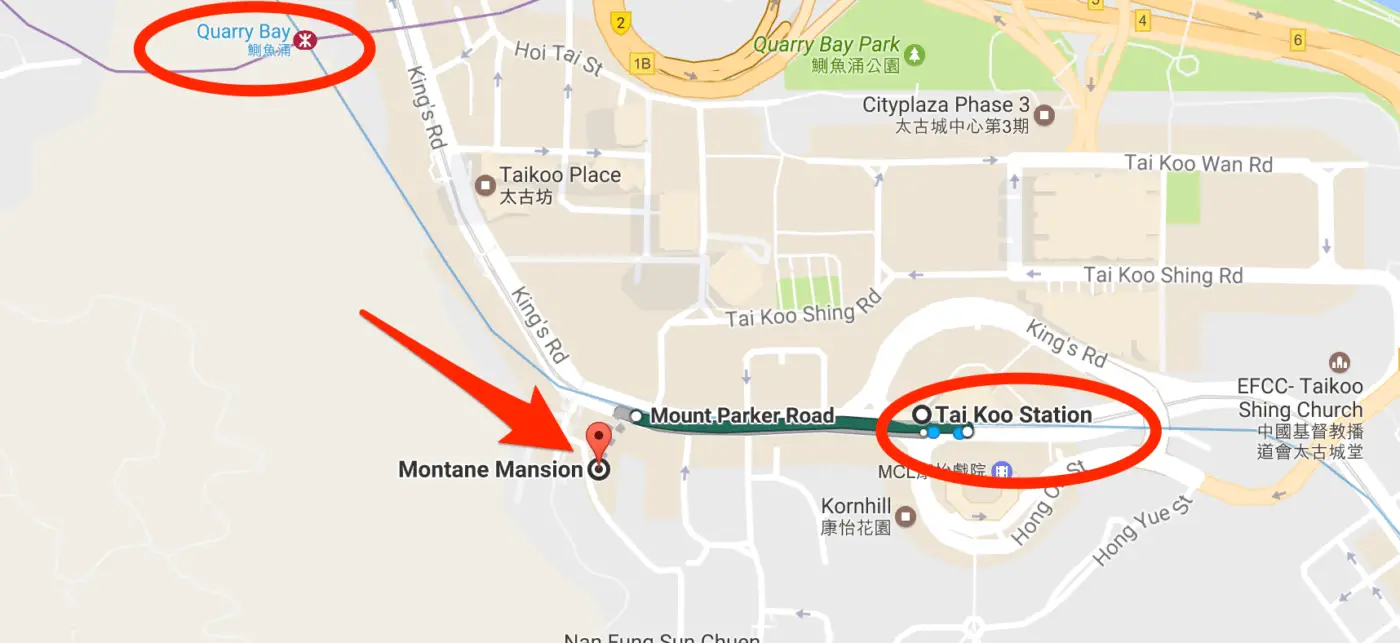 How to Get to Montane Mansion in Quarry Bay
