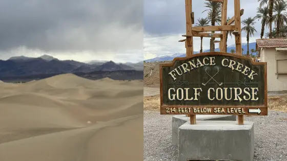 Furnace Creek Golf Course Death Valley