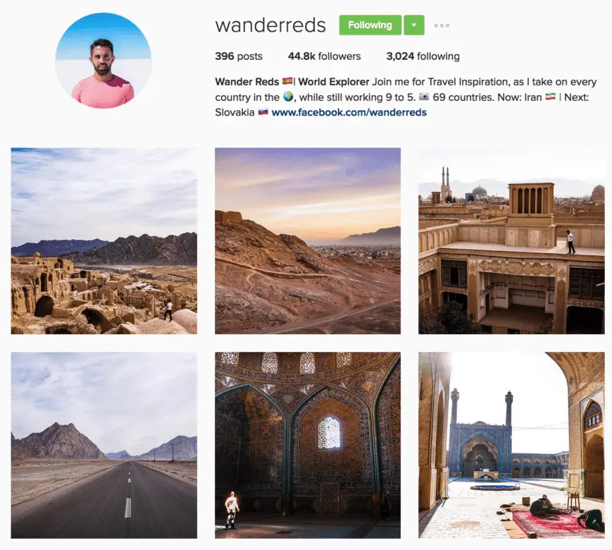 wanderreds instagram